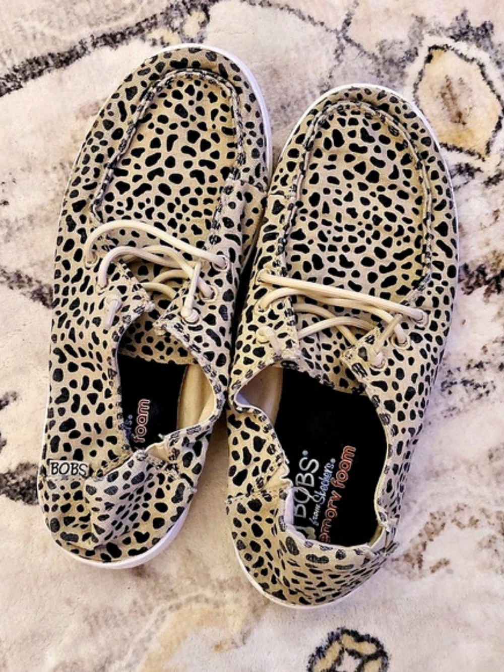 BOBS from Skechers Leopard Print Sneakers US 8